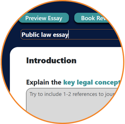 2. Name your law assignment